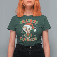 Ballerina Cappuccina T Shirt For Women Funny Italian Brainrot Meme Christmas Gift - Wonder Print Shop