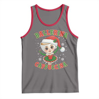 Ballerina Cappuccina Tank Top Funny Italian Brainrot Meme Christmas Gift - Wonder Print Shop