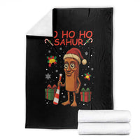 Ho Ho Ho Sahur Italian Brainrot Meme Throw Blanket Funny Gen Z Alpha Christmas Gift - Wonder Print Shop
