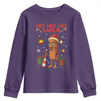 Ho Ho Ho Sahur Italian Brainrot Meme Youth Sweatshirt Funny Gen Z Alpha Christmas Gift - Wonder Print Shop