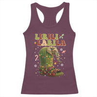 Funny Lirili Larila Italian Brainrot Meme Racerback Tank Top Christmas Gift - Wonder Print Shop
