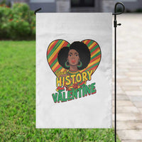 Black History Is My Valentine Garden Flag Gift For Black Women - Wonder Print Shop