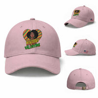 Black History Is My Valentine Baseball Cap Gift For Black Women