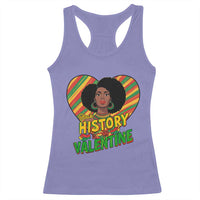 Black History Is My Valentine Racerback Tank Top Gift For Black Women - Wonder Print Shop