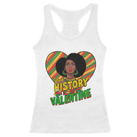 Black History Is My Valentine Racerback Tank Top Gift For Black Women - Wonder Print Shop