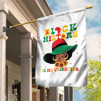 Black History Is My Valentine Garden Flag Women Gift For February - Wonder Print Shop