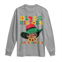 Black History Is My Valentine Long Sleeve Shirt Women Gift For February - Wonder Print Shop