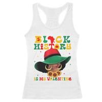 Black History Is My Valentine Racerback Tank Top Women Gift For February - Wonder Print Shop