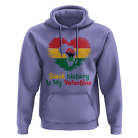 African American Women Pride Hoodie Black History Is My Valentine - Wonder Print Shop