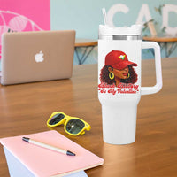 Black History Is My Valentine Tumbler With Handle Melanin Pride Valentines Day Gift - Wonder Print Shop