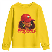 Black History Is My Valentine Youth Sweatshirt Melanin Pride Valentines Day Gift - Wonder Print Shop