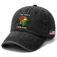 Melanin Queen Black History Month Washed Cotton Baseball Cap Is My Valentine