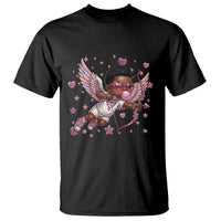 Cute Black Cupid T Shirt African American Valentines Day Gift - Wonder Print Shop