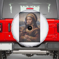 Funny Black Mona Lisa Spare Tire Cover Melanin Queen Black History Month - Wonder Print Shop