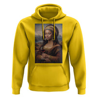 Funny Black Mona Lisa Hoodie Melanin Queen Black History Month - Wonder Print Shop