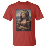 Funny Black Mona Lisa T Shirt Melanin Queen Black History Month - Wonder Print Shop
