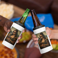 Black Mona Lisa African American 4 in 1 Can Cooler Tumbler Black History Month - Wonder Print Shop