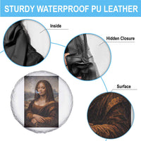 Funny Black Mona Lisa Spare Tire Cover African American Pride - Wonder Print Shop
