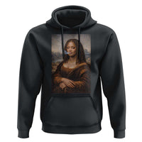 Funny Black Mona Lisa Hoodie African American Pride - Wonder Print Shop