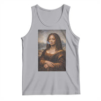 Funny Black Mona Lisa Tank Top African American Pride - Wonder Print Shop