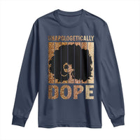 Melanin Queen Glitter Print Long Sleeve Shirt Unapologetically Dope - Wonder Print Shop