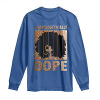 Melanin Queen Glitter Print Long Sleeve Shirt Unapologetically Dope - Wonder Print Shop