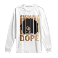 Melanin Queen Glitter Print Long Sleeve Shirt Unapologetically Dope - Wonder Print Shop