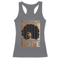 Melanin Queen Glitter Print Racerback Tank Top Unapologetically Dope - Wonder Print Shop