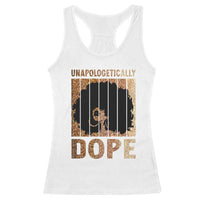 Melanin Queen Glitter Print Racerback Tank Top Unapologetically Dope - Wonder Print Shop