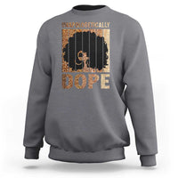 Melanin Queen Glitter Print Sweatshirt Unapologetically Dope - Wonder Print Shop