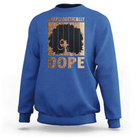 Melanin Queen Glitter Print Sweatshirt Unapologetically Dope - Wonder Print Shop