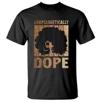 Melanin Queen Glitter Print T Shirt Unapologetically Dope - Wonder Print Shop