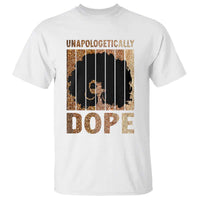 Melanin Queen Glitter Print T Shirt Unapologetically Dope - Wonder Print Shop