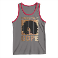 Melanin Queen Glitter Print Tank Top Unapologetically Dope - Wonder Print Shop