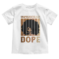 Melanin Queen Glitter Print Toddler T Shirt Unapologetically Dope - Wonder Print Shop