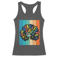Black Girl Magic Pride Racerback Tank Top Unapologetically Dope Retro Sunset - Wonder Print Shop