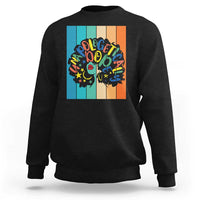 Black Girl Magic Pride Sweatshirt Unapologetically Dope Retro Sunset - Wonder Print Shop