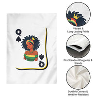 Queen Of Spades Black Girl Garden Flag African American Women Pride - Wonder Print Shop