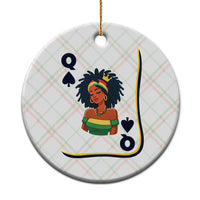 Queen Of Spades Black Girl Ceramic Ornament African American Women Pride - Wonder Print Shop