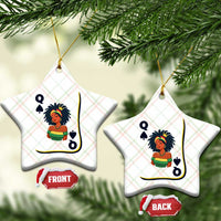 Queen Of Spades Black Girl Ceramic Ornament African American Women Pride - Wonder Print Shop