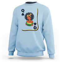 Queen Of Spades Black Girl Sweatshirt African American Women Pride - Wonder Print Shop