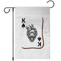 Black King Lion Garden Flag African American Black History Month Gift - Wonder Print Shop