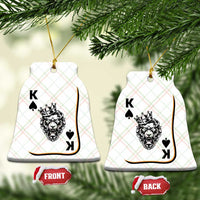 Black King Lion Ceramic Ornament African American Black History Month Gift - Wonder Print Shop