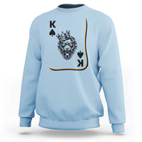 Black King Lion Sweatshirt African American Black History Month Gift - Wonder Print Shop