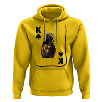 King Of Spades Black Man Hoodie African American Men Pride - Wonder Print Shop