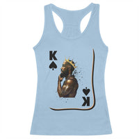 King Of Spades Black Man Racerback Tank Top African American Men Pride - Wonder Print Shop
