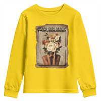 Black Girl Magic Youth Sweatshirt Feminist Black Women In History - Wonder Print Shop