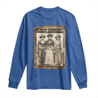 Black Cowgirl Pride Long Sleeve Shirt Western Black History Month Gift - Wonder Print Shop
