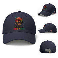 Melanin Queen Rooted In Power Baseball Cap African American Afro Tree Of Life