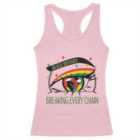 Breaking Every Chain Racerback Tank Top Black History Month Freedom Gift - Wonder Print Shop